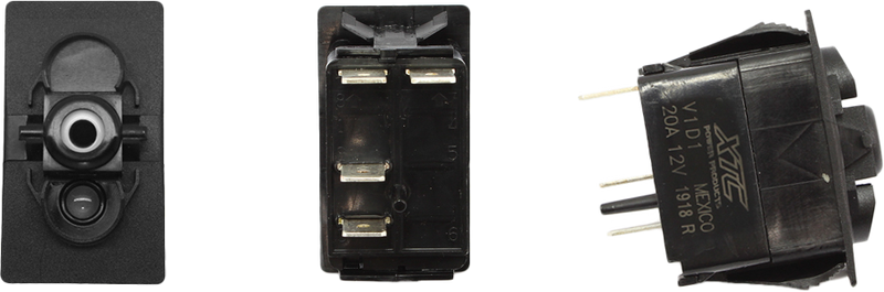 Xtc Power Products Dash Switch Body Momentary Blue Bottom - SW12-NB000000