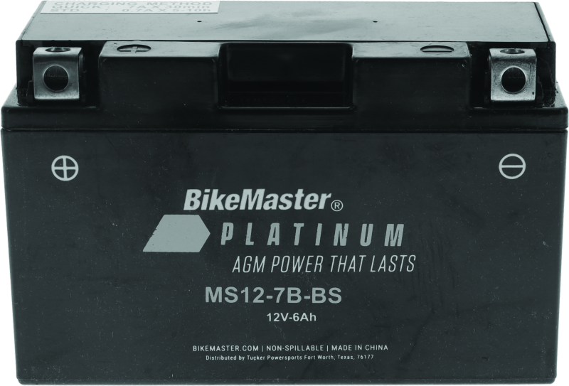 BikeMaster 780739 AGM Battery - MS12-7B-BS - Photo - Primary