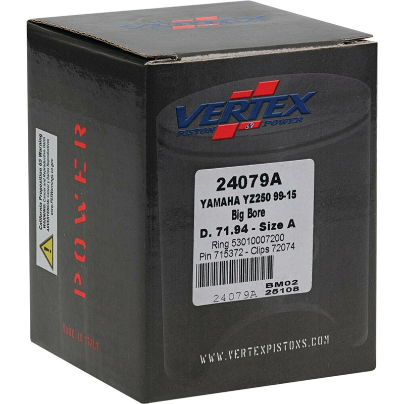 Vertex Piston Kit BB Cast 71.94/+5.60 - 24079A Yamaha YZ 250 1999-2024