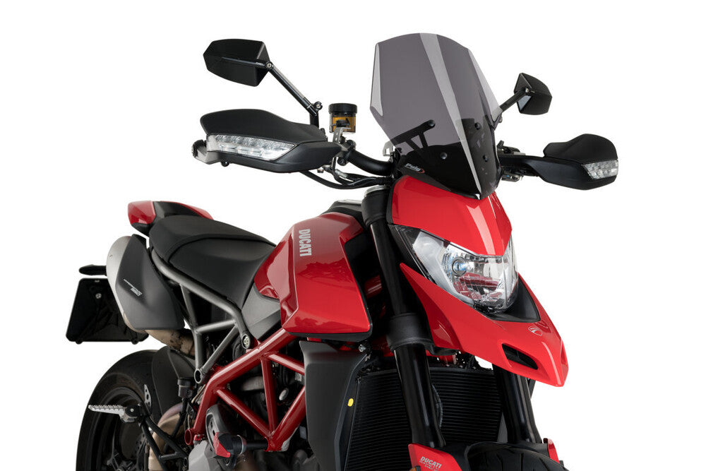 Puig Hi-tech Parts 561-03634D 3634F WINDSCREEN NAKED NEW GEN SPORT DARK SMOKE DUC