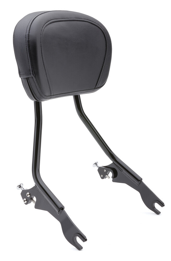 Cobra Detach Backrest Tall Black FLH FLT - 602-2012B For Harley Touring 1997-2008
