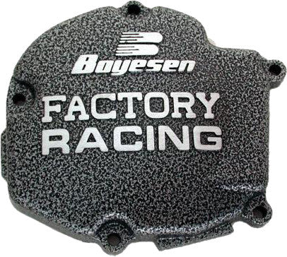 Boyesen Factory Racing Ignition Cover Black - SC-11AB Kawasaki KX 125 2003-2005
