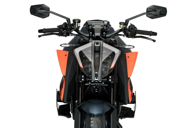 Puig Hi-Tech Parts Downforce Side Spoilers Black - 20462N KTM 1290 Super Duke 2020-2023