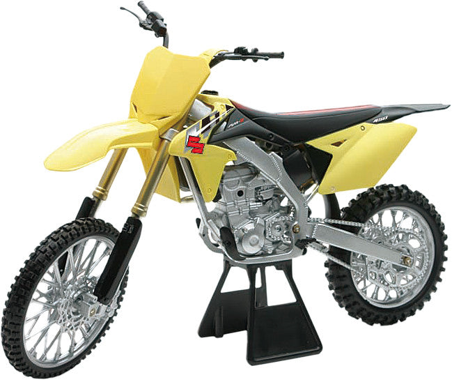 New Ray Toys 959-0046 49473 REPLICA 1:6 RACE BIKE 14 SUZUKI RMZ450 YELLOW