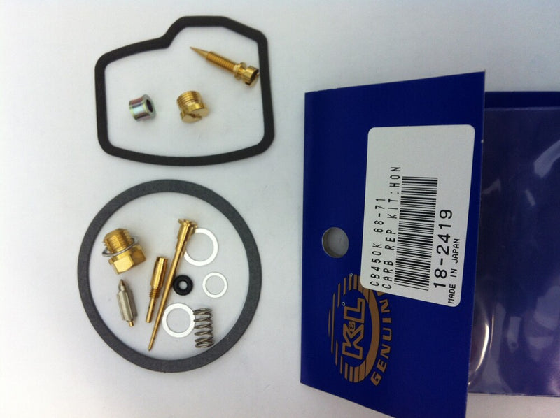 K&l Supply Carburetor Repair Kit - 18-2419 Honda CB450K / CL450K Scrambler 1968-1971