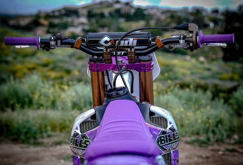 Odi 206-1099 H36HWPR HALF WAFFLE LOCK-ON GRIP PURPLE