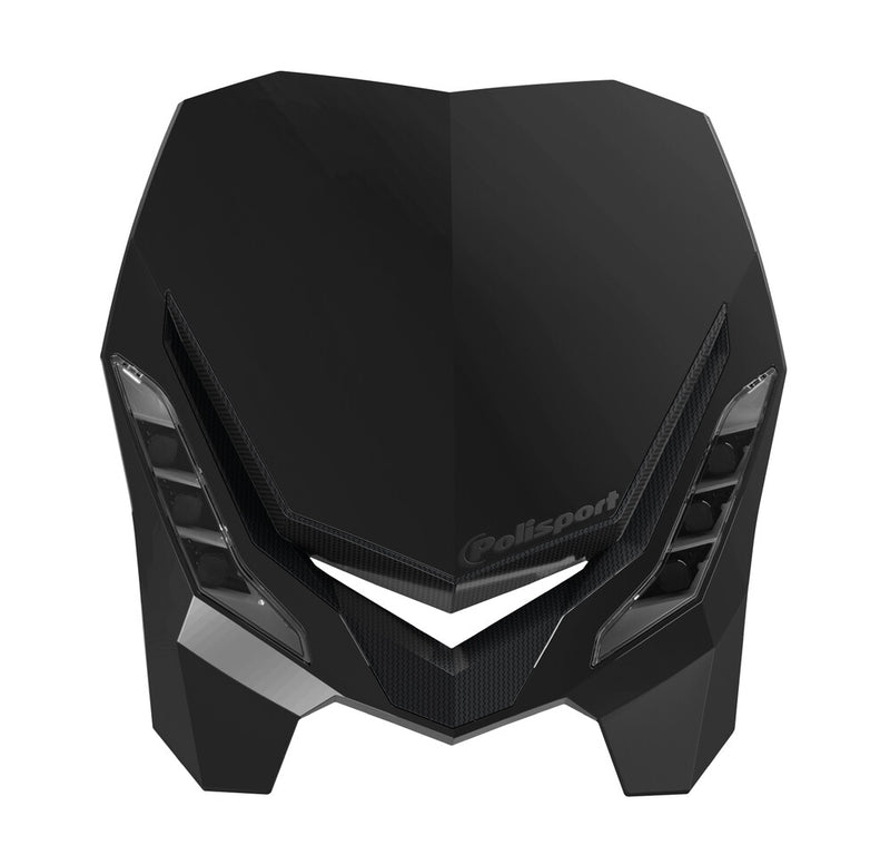 Polisport 64-867082 8670800002 E-BLAZE HEADLIGHT BLACK/BLACK