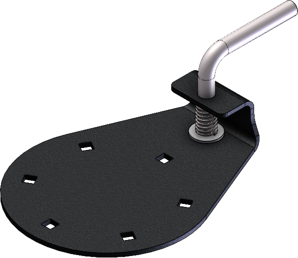 Kfi Products 10-5139 105139-R LIFT LATCH ASSEMBLY