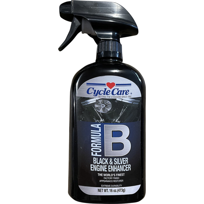 CYCLE CARE FORMULAS 3713-0044 44016 Formula B Black/Silver Engine Enhancer Formula B Engine Enhancer - 16 oz net wt.