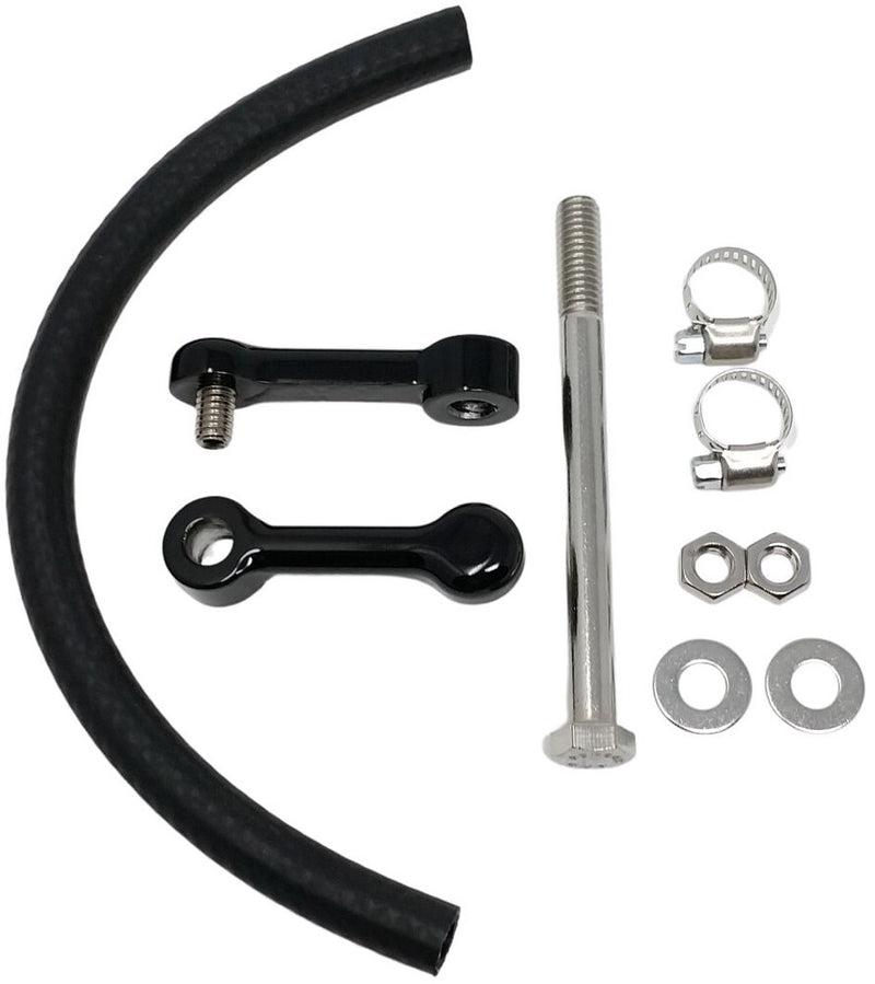 Dk Custom Products Billet Tank Lift Kit 3" ` Powder Coat - DK-SFT-TLK-3 For Harley Softail 1999-2017