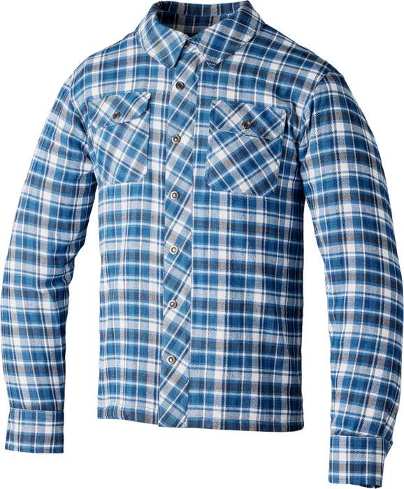 Rst 556-2115442 102115BLU2-42 KEVLAR LUMBERJACK CE SHIRT BLUE/GREY CHECK MD