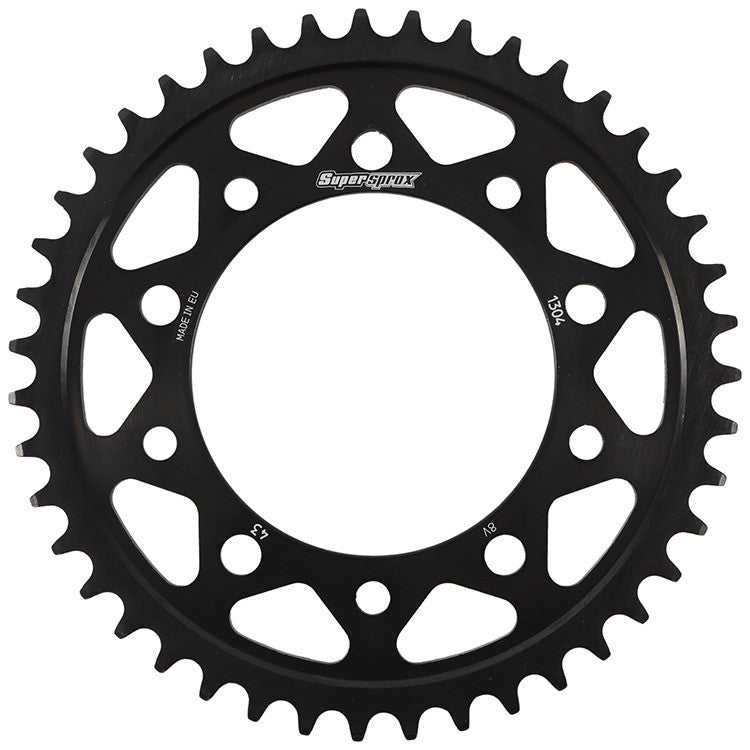 Supersprox Rear Edge Sprocket Steel 43T-525 Black - RFA-1304-43-BLK Honda Motorcycles 1996-2007