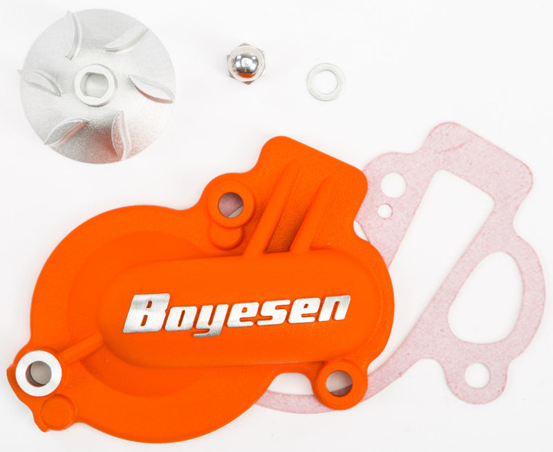 Boyesen 59-8625AO WPK-45AO WATERPUMP COVER & IMPELLER KIT ORANGE