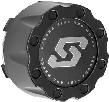 Sedona Spyder Wheel Replacement CAP Black - CP-A8-110BS