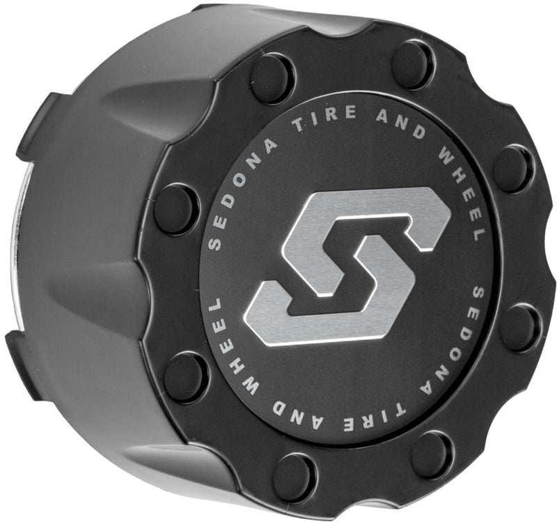 Sedona 570-0003 CP-A8-110BS SPYDER WHEEL REPLACEMENT CAP BLACK