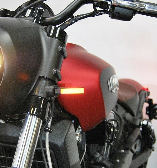 New Rage Cycles Front LED Turn Signals IND - SCOUT-FB For Indian Scout 2018-2023