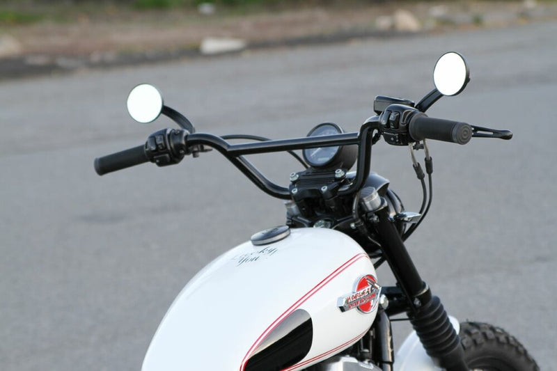 Burly Brand Scrambler Bar 1" Black - B12-6020B For Harley 1983-2022 | Yamaha Watercraft 1998-2004