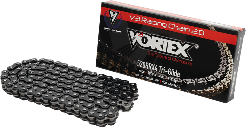 Vortex 3-520RRX4120 520RRX4-120 CHAIN RX4 X-RING 520-120L BLACK