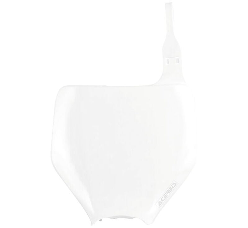 Acerbis 2042310002 03-08 Kawasaki Kx/kxf/ 04-06 Suzuki RMZ250 Front Number Plate - White - Photo - Primary