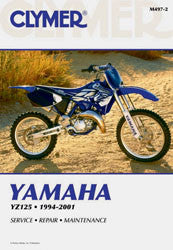 Clymer Repair Manual Yamaha YZ125 - CM4972 Yamaha YZ 125 1994-2001