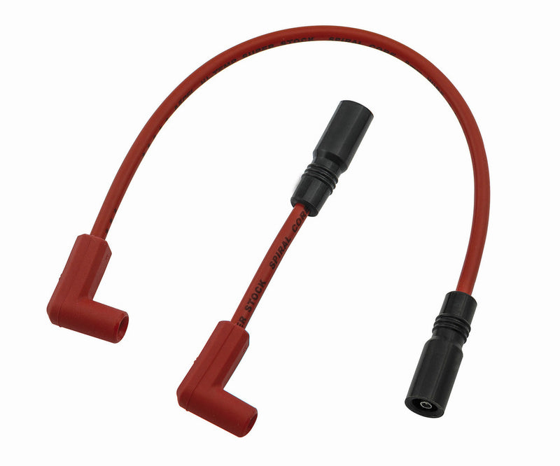 Accel Spiral Core Wire SET 8.0MM RED - 171100-R For Harley Softail 2000-2017