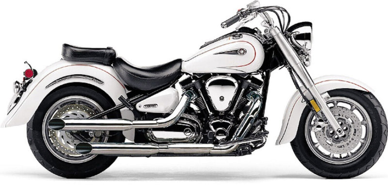 Cobra Blvd Slashcut Slip ON Chrome Yamaha Roadstar - 2171SC Yamaha 1600 Road Star / XV1600A Road Star / 1700 Road Star / XV1700A Road Star 1999-2010