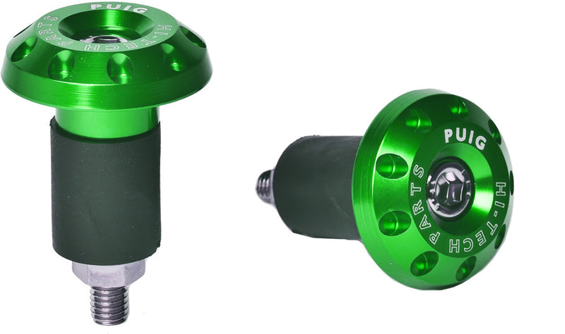 Puig Hi-tech Parts 561-06222GR 6222V BAR ENDS RACE UNIVERSAL GREEN