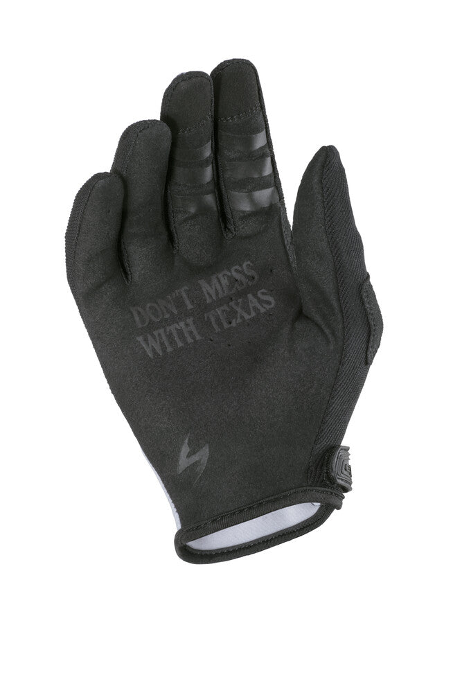 Scorpion Exo 75-6177S G49-053 MOTO-FLEX GLOVES LONE STAR WHITE/BLACK SM