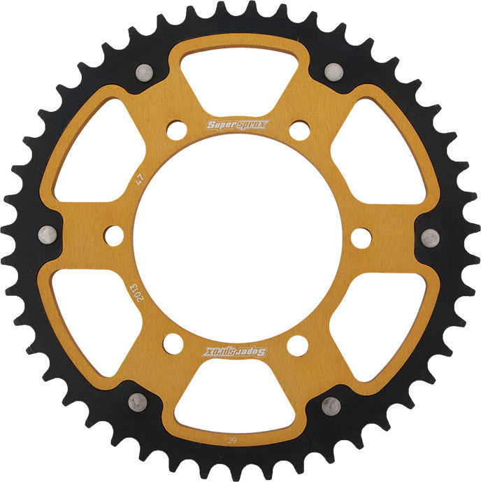 Supersprox 108-2013647 RST-2013-47-GLD REAR STEALTH SPROCKET ALU/STL 47T-520 GLD TRI