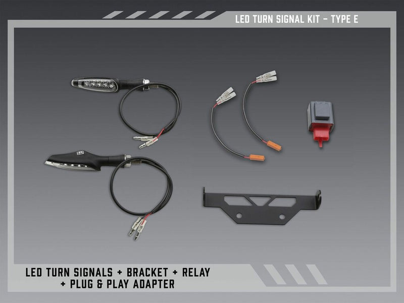 Yoshimura FE V2 Stnd LED Turn SIG Kit E - 075BG-STD-E-K Kawasaki Ninja / 900 2016-2025