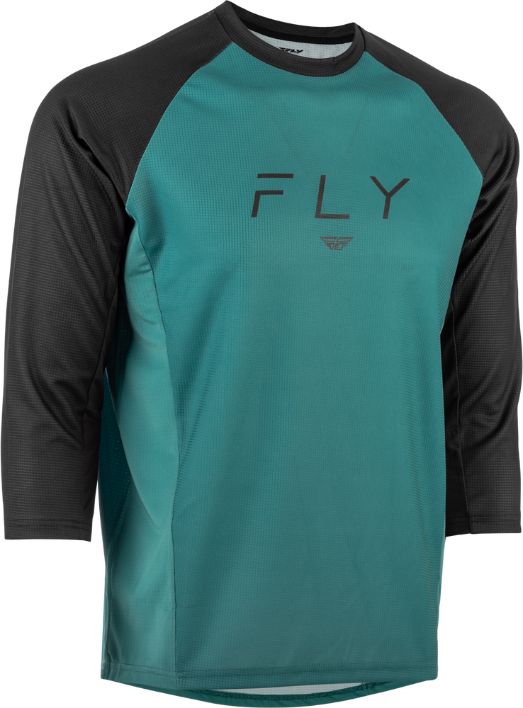 Fly Racing 352-8132S 352-8132S RIPA 3/4 SLEEVE JERSEY EVERGREEN/BLACK SM