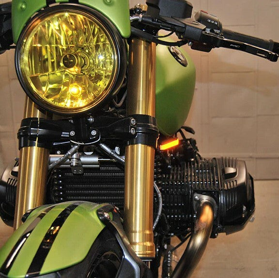 New Rage Cycles Front LED Turn Signals - R9T-FB BMW Nine 2014-2023