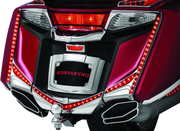 Kuryakyn 3237 L.e.d. Vertical Rear Light Strips 12-17 GL1800 Chrome Red Lens - User 1