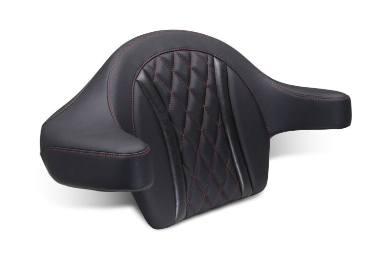 Mustang Motorcycle 88430DC Mustang 23-25 Harley CVO Road Glide (st) Deluxe Diamond Ext Arm Wrap-around Backrest Black - User 1