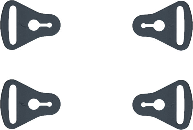Pod 664-0526 KP350-006-OS K1 KNEE BRACE STRAP LOOP SET (GREY)