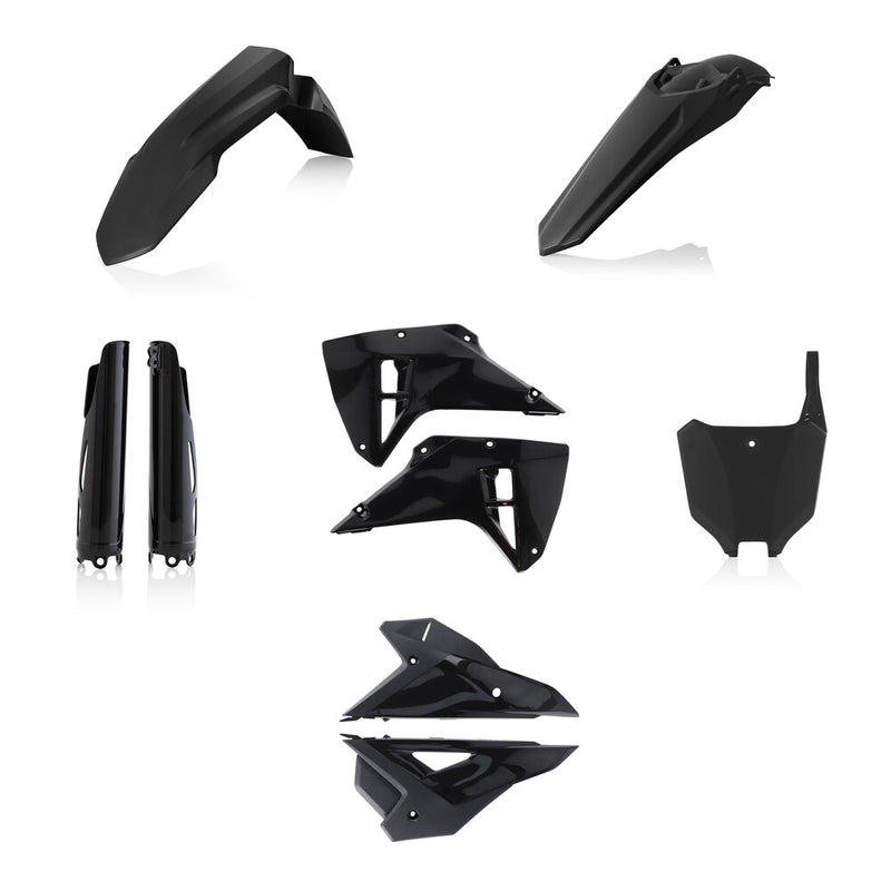 Acerbis Plastic Kit Full Honda Black - 2986760001 Honda CRF250RX / CRF450RX 2025