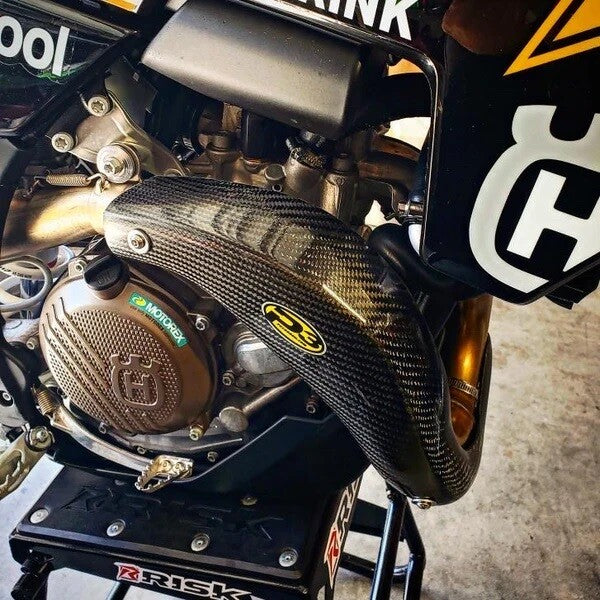 P3 Heat Shield Carbon Fiber KTM HUS - 201086 KTM 450 / SX-F 450 / XC-F 450 2023-2025