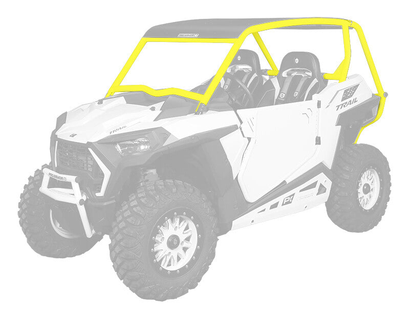 Pro Armor Loco Cage With NO Intrusion Lime Squeeze - P2116C020LSQ Polaris RZR 2021-2022
