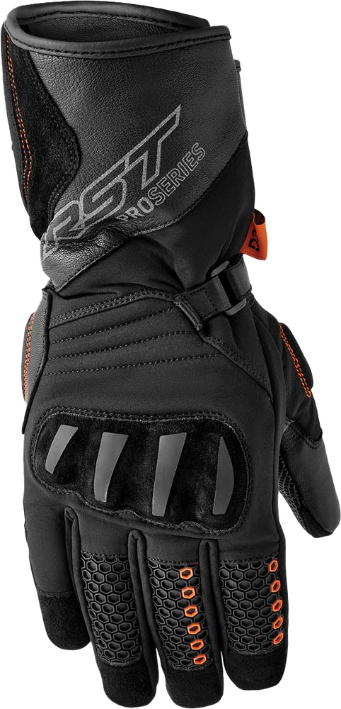 Rst 556-3664010 103664BLK-10 ARTIC D3O WATERPROOF GLOVE BLACK TEXTILE LG