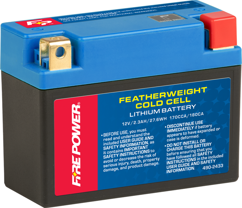 Fire Power 490-2433 HJ12L-FPZ FEATHERWEIGHT LITHIUM BATTERY 170 CCA 12V/27.6WH