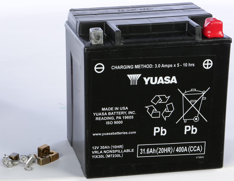 Yuasa 49-1976 YUAM7230L Yuasa Sealed Factory Activated - SpazCycle