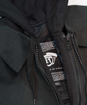 Inner liner of Gearhead jacket in black