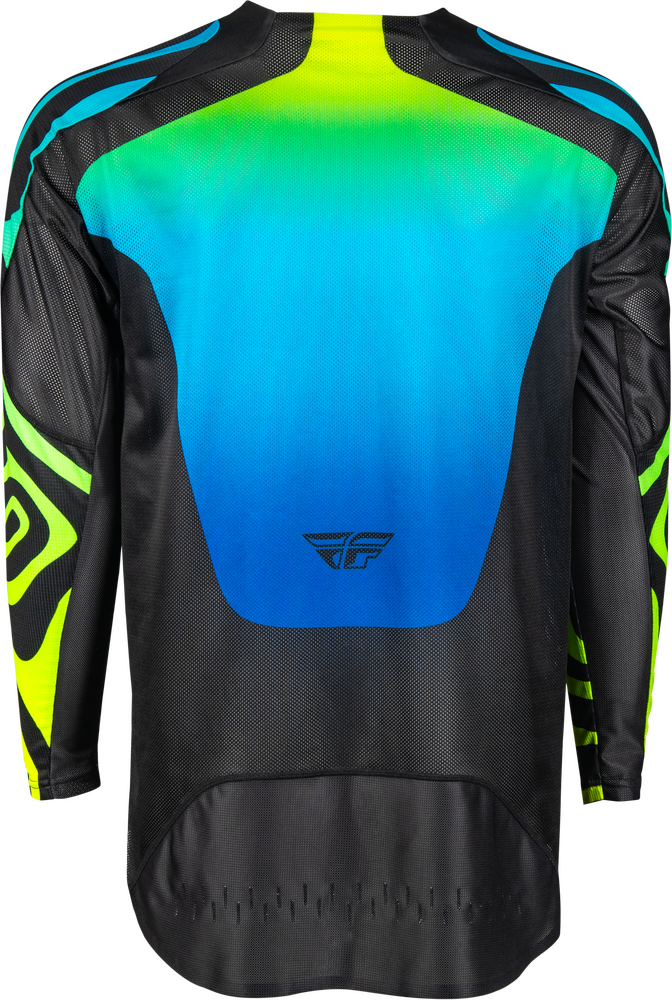 Fly Racing 378-1242X 378-1242X EVOLUTION DST ZEN JERSEY BLACK/BLUE/HI-VIS 2X
