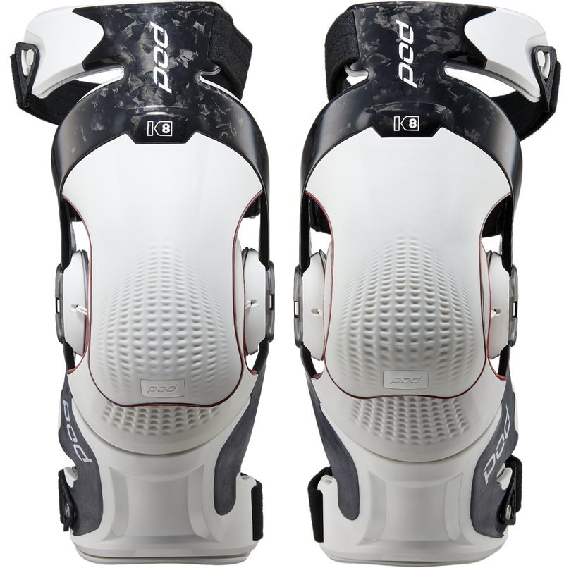 Pod 664-0491L K830-CLT-PR-LG K8 3.0 KNEE BRACE CARBON (PR) CARBON/WHITE LG