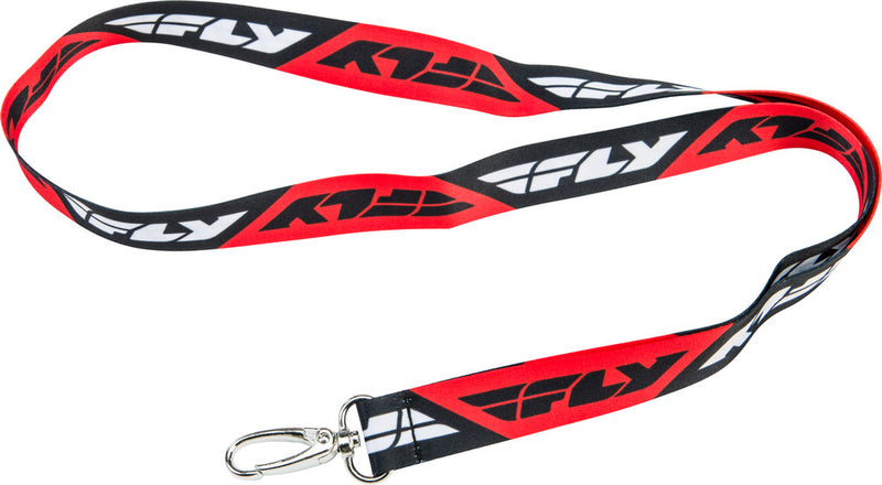Fly Racing Lanyard RED Black White