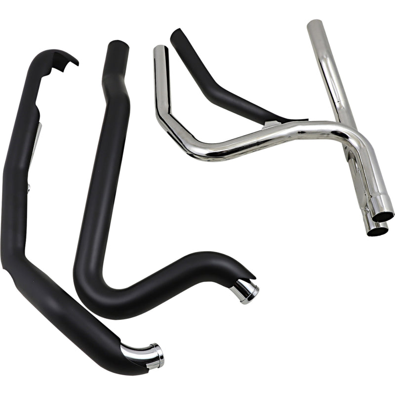 Cobra PowerPort 2-Into-2 Header System - 6254RB For Harley Touring 2010-2016