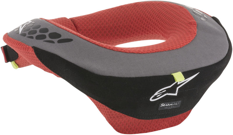 Alpinestars 482-6022 6741018-13-S/M YOUTH SEQUENCE NECK SUPPORT BLACK/RED YS/YM