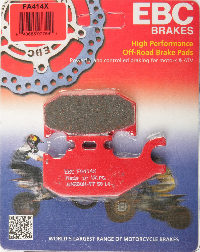 EBC Brake Pads - FA414X Suzuki KingQuad 2005-2015