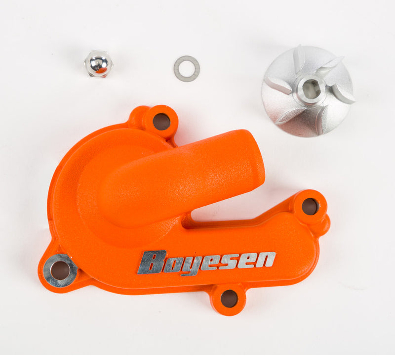 Boyesen Waterpump Cover & Impeller Kit Orange - WPK-44AO KTM Dirt Bikes 2016-2022