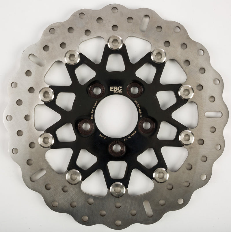 EBC V-Twin Street Rotor Floating Rear - RSD014CBLK For Harley Motorcycles 2000-2014